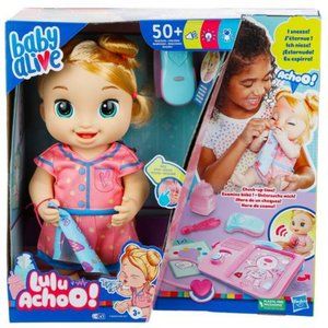 BABY ALIVE LULU ACHOO BLONDE HAIR 12” BABY DOLL SEALED BOX💥🆕⚡🚚